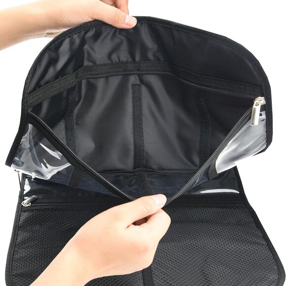 Premium Hanging Toiletry Travel Bag - Cosmetic, Jewelry, Toiletry & Accessory St - Picture 4 of 7